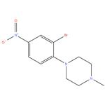 1-(2-Bromo-4-nitrophenyl)-4-methylpiperazine