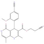 2-cyanoethyl 4-(4-cyano-2-methoxyphenyl)-2,8-dimethyl-5-oxo-1,4,5,6-tetrahydro-1,6-naphthyridine-3-carboxylate