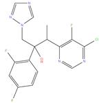 (2R,3S)/(2S,3R)-3-(4-chloro-5-fluoropyrimidin-6-yl)-2-(2,4-difluorophenyl)-1-(1H-1,2,4-triazol-1-yl)butan-2-ol hydrochloride (or) Chloro Voriconazole