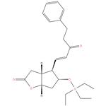 (3aR,4R,5R,6aS)-5-[[(1,1- Dimethylethyl)dimethylsilyl]ox y]hexahydro-4-[(1E)-3-oxo-5- phenyl-1-penten-1-yl]-2H- cyclopenta[b]furan-2-one