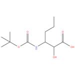 3-tert-butoxycarbonylamino-2-hydroxy- hexanoic acid