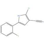 2-chloro-5-(2-fluorophenyl)-1H-pyrrole-3-carbonitrile