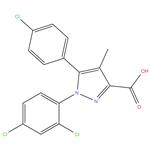 5-(4-Chlorophenyl)-1-(2,4-dichlorophenyl)-4-methylpyrazole-3-carboxylic acid