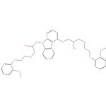 1-[4-[2-Hydroxy-3-[2-(2-methoxyphenoxy) ethylamino] propoxy]crarbazol-9-yl]-3-[2-(2-methoxyphenoxy) ethylamino] propan-2-ol