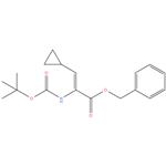 benzyl 2-(tert-butoxycarbonylamino)-3-cyclopropylpropenoate