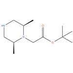 TERT-BUTYL 2-((2R,6S)-2,6-DIMETHYLPIPERAZIN-1-YL)ACETATE