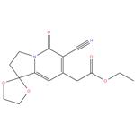 Ethyl (6'-cyano-5'-oxo-2',3'-dihydro-5'H-spiro[1,3-dioxolane-2,1'-indolizin]-7'-yl)acetate