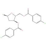 1-(3,5-di-O-(4-chlorobenzoyl) -2-deoxy-alpha-D-ribofuranosyl) chloride