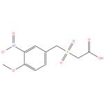 2-(4-methoxy-3-nitrobenzylsulfonyl)acetic acid