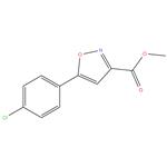 METHYL-5-(4-CHLORO PHENYL) ISOXAZOLE-3-CARBOXYLATE