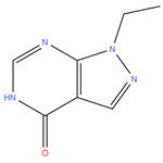 1-ethyl-1H-pyrazolo[3,4-d]pyrimidin-
4(5H)-one