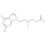 4- ( 2 - amino - 6 - chloro - 9H - purin - 9 - yl ) -2 - methylbutyl acetate