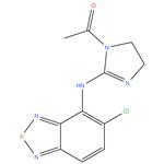 1-[2-[(5-Chloro-2,1,3-benzothiadiazol-4-yl)amino]-4,5- dihydro-1H-imidazol-1-yl]-ethanone (or) 1-Acetyl-N-(5- chloro-2,1,3-benzothiadiazol-4-yl)-4,5-dihydro-1H-imidazol-2-amine