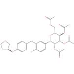 [(2R,3R,4R,5S,6S)-3,4,5-tris(acetyloxy)-6-[4-chloro-3-((4-[(3S)-oxolan-3-yloxy]phenyl)methyl)phenyl]oxan-2-yl]methyl acetate