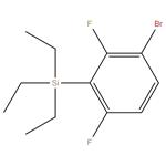 (3-bromo-2,6-difluorophenyl)triethylsilane