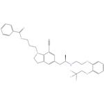 3-{7-Cyano-5-[(2R)-2-({2-[2-(2,2,2-trifluoroethoxy)phenoxy]ethyl}amino)propyl]-2,3-dihydro-1H-indol-1-yl}propyl benzoate