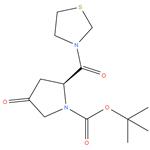 3-((S)-1-tert-Butoxycarbonyl-4-oxo-2-pyrrolidinylcarbonyl)-1,3-thiazolidine