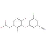 [4-bromo-3- (3-chloro-5-cyanophenoxy) -2-fluorophenyl] acetic acid