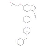 Pyrazolo[1,5-a]pyridine-3-carbonitrile, 6-(2-hydroxy-2-methylpropoxy)-4-[6-[6-(3-pyridinylmethyl)-3,6-diazabicyclo[3.1.1]hept-3-yl]-3-pyridinyl]-