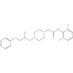 Ranolazine  Related Compound B
Ranolazine Desmethoxy Impurity ;
N-(2,6-dimethylphenyl)-2-(4-(2-hydroxy-3-
phenoxypropyl)piperazin-1-yl)acetamide