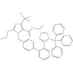 4-(1-Hydroxy-1-methylethyl)-2-propyl-1-[[2'-[(triphenylmethyl)-1H-tetrazol-5-yl][1,1'-biphenyl]-4-yl]methyl]-1H-imidazole-5-carboxylic acid ethyl ester