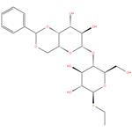 B - D - Glucopyranoside , ethyl 4 - O
- [ 4,6-0 - ( phenylmethylene ) -ß
Dgalactopyranosyl ]
1 - thio- ( 9CI , ACI )