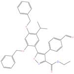 5-[2,4-Bis(benzyloxy)-5-isopropylphenyl]-N-ethyl-4-(4-formylphenyl)-1,2-oxazole-3-carboxamide