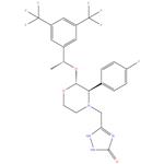 Aprepitant RRR isomer (diastearomer)-(5-(((2R,3R)-2-((R)-1-(3,5-bis(trifluoromethyl)phenyl)
ethoxy)-3-(4-fluorophenyl)
morpholino)methyl)-1,2-dihydro-1,2,4-triazol-3-one)