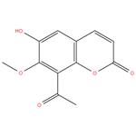 8-Acetyl-6-hydroxy-7-methoxycoumarin