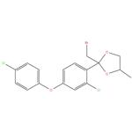 2-(2-bromo-1-(2-chloro-4-(4- chlorophenoxy) phenyl) ethyl)-4- methyl-1,3-dioxolane; Difenoconazole intermediate