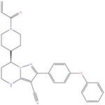 7-(1-acryloylpiperidin-4-yl)-2-(4-phenoxyphenyl)-4,5,6,7-tetrahydropyrazolo[1,5-a]pyrimidine-3-carbonitrile; Zanubrutinib impurity-8; Cyano impurity