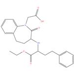 2-(3-((1-Ethoxy-1-oxo-4-phenylbutan-2-yl)amino)-2- oxo-2,3,4,5-tetrahydro-1H-benzo[b]azepin-1-yl)acetic acid