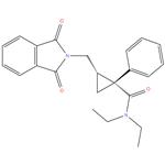 (±)-Cis-1-Phenyl-2-(phthalimidomethyl)-N,N-diethylcyclopropanecarboxamide