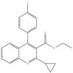 ethyl 2-cyclopropyl-4-(4-fluorophenyl)quinoline-3-carboxylate