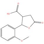 2-(2-methyoxyphenyl)-5-oxo tetrahydro Furan-3-carboxylic acid