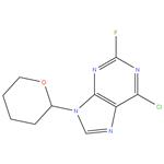 6-chloro-2-fluoro-9-(tetrahydro-2H-pyran-2-yl)-9H-purine