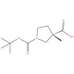 ( S ) -1- ( tert - butoxycarbonyl ) -3 - methylpyrrolidine - 3 - carboxylic acid