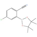 4-chloro-2-(4,4,5,5-tetramethyl-1,3,2-dioxaborolan-2-yl)benzonitrile
