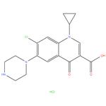 7-Chloro-1-cyclopropyl-4-oxo-6-(piperazin-1-yl)-1,4-dihydroquinoline-3-carboxylic acid hydrochloride salt