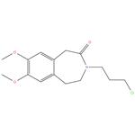 Ivabradine Impurity 1
3-(3-chloropropyl)-7,8-dimethoxy-1,3,4,5-tetrahydro-2H- benzo[d]azepin-2-one