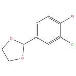 2- ( 4 - bromo - 3 - chlorophenyl ) -1,3 - dioxolane