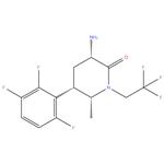 (3S,5S,6R)-3-amino-6-methyl-1-(2,2,2-trifluoroethyl)-5-(2,3,6-trifluorophenyl)piperidin-2-one