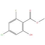 2-Hydroxy-4-chloro-6-fluoromethyl benzoate