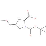 (2S,4S)-1-(tert-butoxycarbonyl)-4-(MethoxyMethyl)pyrrolidine-2-carboxylic acid