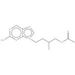 4- ( 2 - amino - 9H - purin - 9 - yl ) -2 - methylbutyl acetate