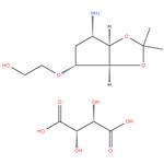 2 - ( ( ( 3aS , 4R , 6S , 6aR ) -6 - amino - 2,2 - dimethyltetrahydro - 4H - cyclopenta [ d ] [ 1,3 ] dioxol - 4 - yl )