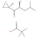 2(S)-Amino-4-methyl-1-[(2R)-methyl-oxiranyl]-pentan-1-one trifluoro-acetic acid