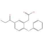 2-Phenylthio-5-propionyl phenyl acetic acid