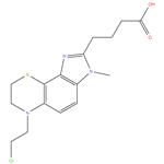 4-(6-(2-chloroethyl)-3-methyl-3,6,7,8-tetrahydroimidazo[4',5':5,6]benzo[1,2-b][1,4]thiazin-2-yl)butanoic acid