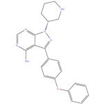 3-(4-Phenoxyphenyl)-1-[(3R)-3-piperidinyl]-1H-pyrazolo[3,4-d]pyrimidin-4-amine